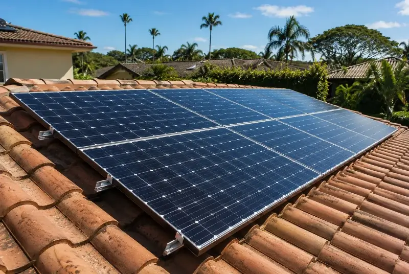 Installation de panneaux solaires à Saint-Symphorien